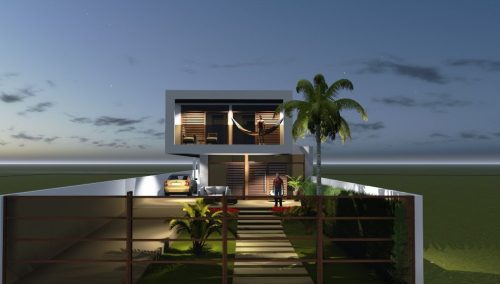 FACHADA FRENTE NOITE